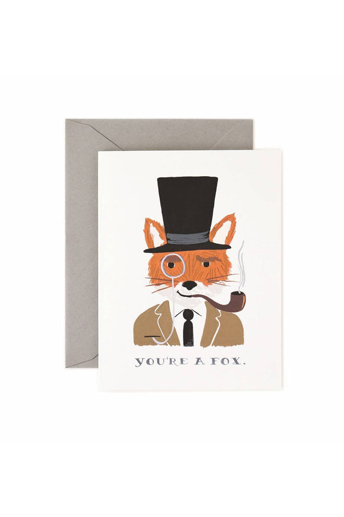 Greeting Card | You're a Fox Love + Friendship Greeting Card Rifle Paper