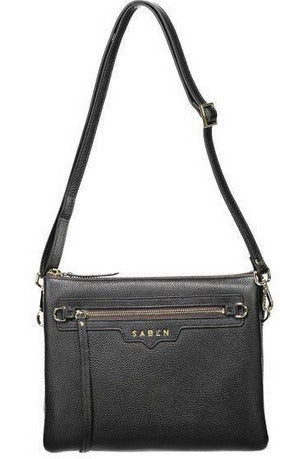 Saben Black Matilda Leather Bag