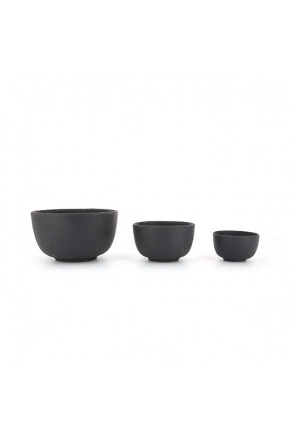 Basalt Matt Slate Style Small Bowls  -  3 Sizes Bowls 5cm,7.5cm,10cm Revol