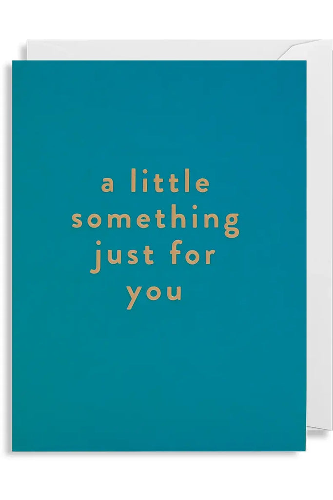 Lagom Mini Greeting Card A Little Something Just For You Crisp Home + Wear