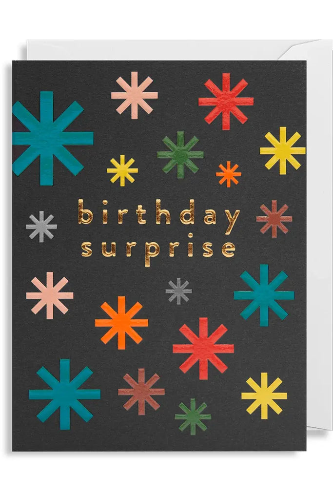 Lagom Mini Greeting Card Birthday Surprise Crisp Home + Wear