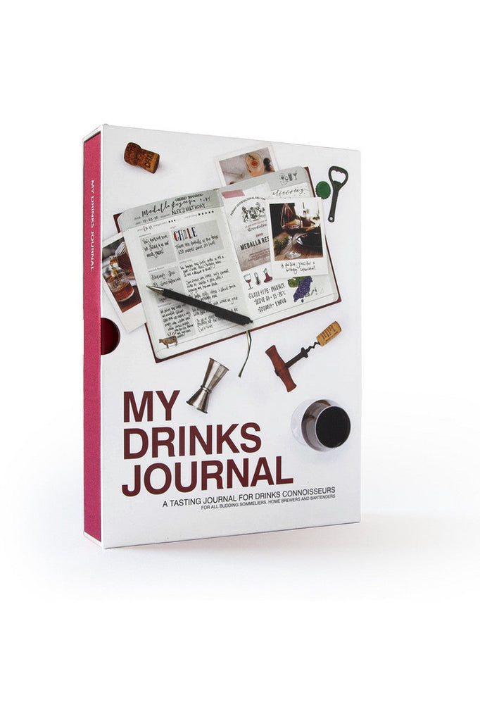 My Drinks Journal Bar + Cocktail Accessories Suck Uk