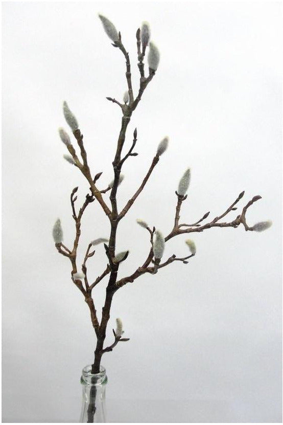 Faux Magnolia Branch with Buds Faux Flowers + Foliage Flower Systems