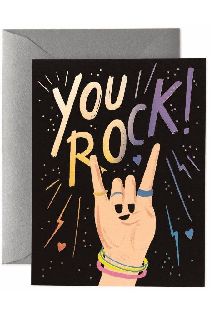 Greeting Card | You Rock Love + Friendship Greeting Card Rifle Paper