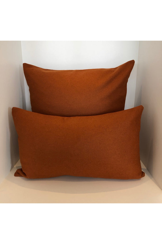 Rust Wool Cushion Cover, NZ Made cushions