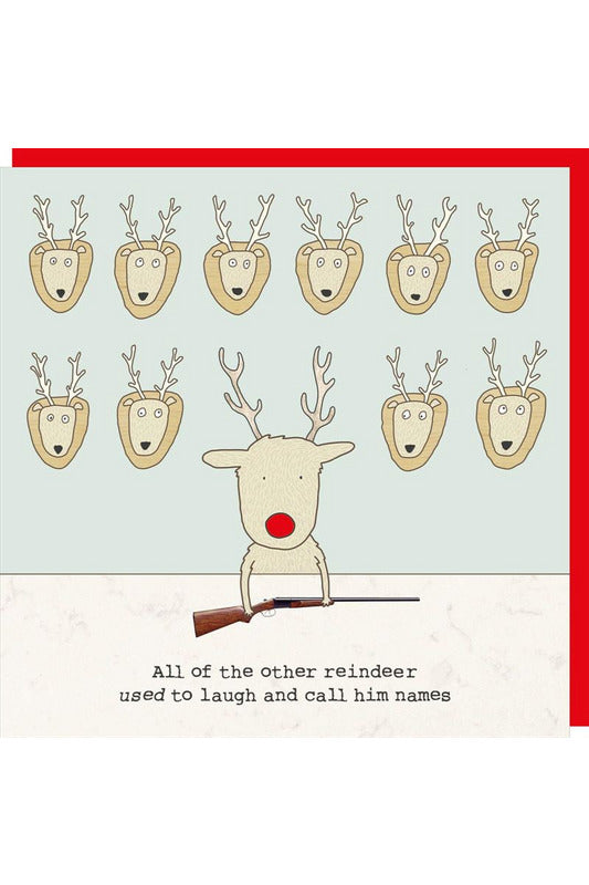 Christmas Greeting Card | Rudolph Christmas Greeting Cards Rosie Made A Thing