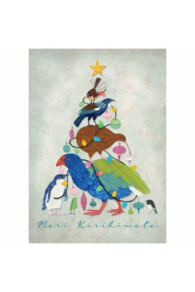 Christmas Greeting Card | Christmas Bird Tree Christmas Greeting Cards Wolfkamp & Stone