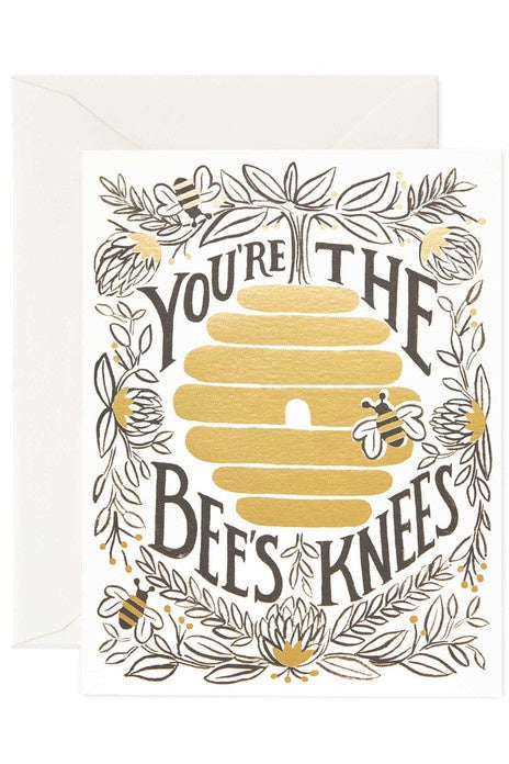 Greeting Card | You're the Bees Knees Love + Friendship Greeting Card Rifle Paper