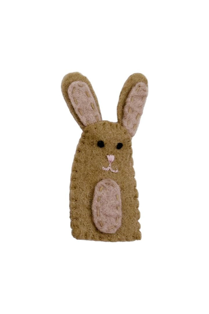 Bunny Finger Puppet | Brown Easter Pashom