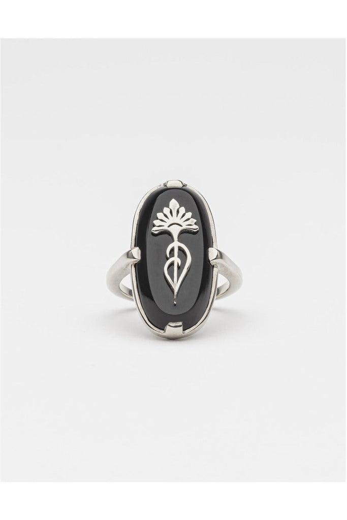 Modern Vintage Onyx Ring | 2 Colours Rings Silver / 6 Small (M) Cathy Pope