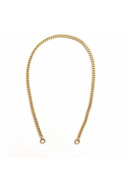 Lucent Curb Long Plain Necklace | 2 Colours Necklaces + Pendants Gold Cathy Pope