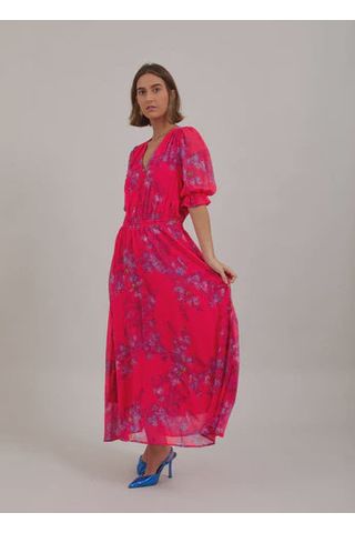 Coster Long dress Feather Bloom