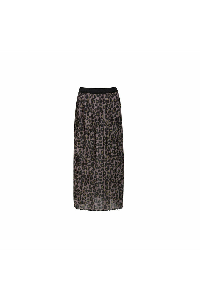 Plisse Skirt | Shimmer Leopard Skirts 36,38,40,42 Coster Copenhagen
