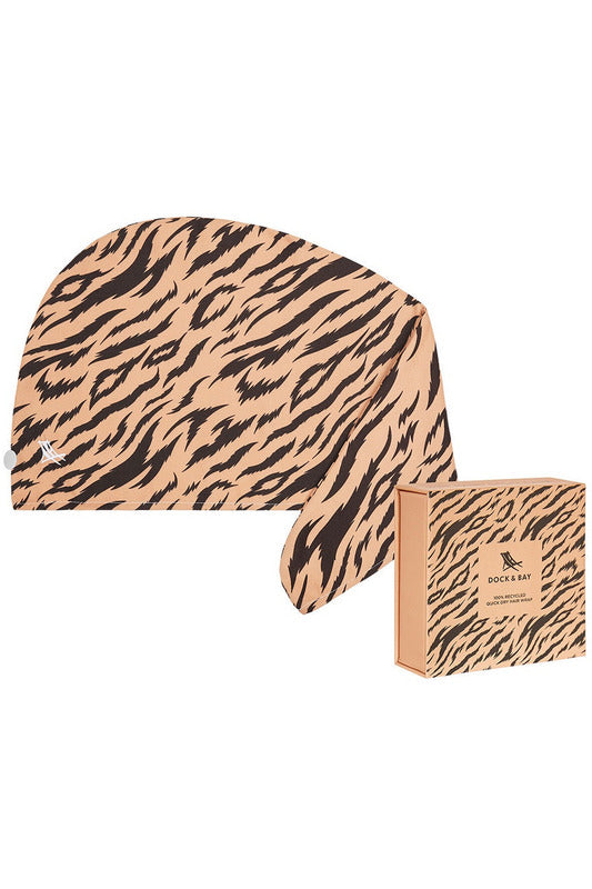 100% Recycled Hair Wrap | Animal Kingdom Collection | Fierce Tiger Hair Wraps Dock & Bay