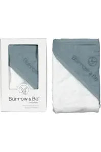 Burrow & Be Baby Hooded Towel Storm Crisp Home and Wear