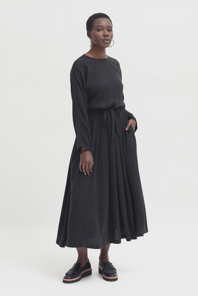 Sira Dress | Black Midi Dress 8,10,12,14,16 Elk