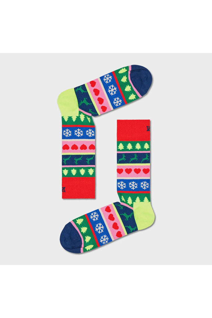 Christmas Stripe Sock Womens Socks Happy Socks