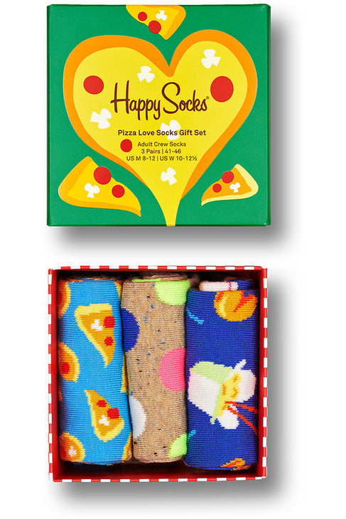 Pizza Love Socks Gift Set Mens Socks Happy Socks