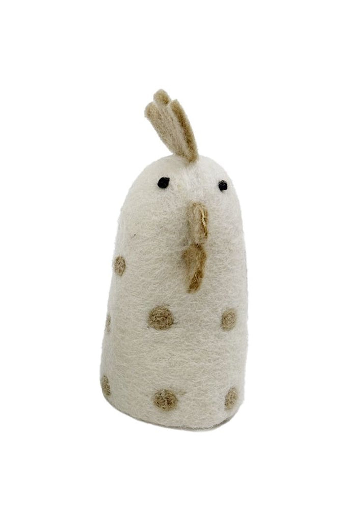Chicken Egg  Cosy | White w Beige Spots Easter Pashom