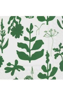 IHR | Cocktail Napkin | Marimekko Elokuun Vorjot Green | Crisp Home + Wear