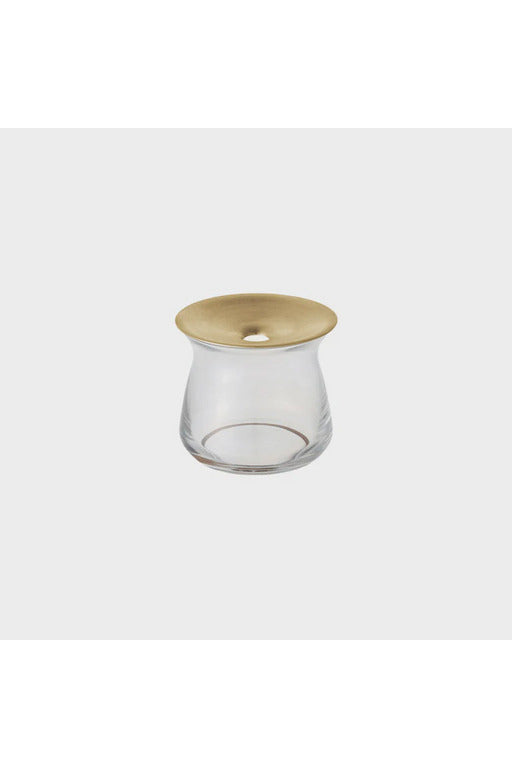 Luna Vase | Clear | Small Vases + Pots Kinto