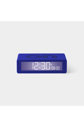 Flip LCD Alarm Clock | 5 Colours Alarm Clocks Black,Dark Blue,Gold,Mastic (White),Dark Grey Lexon