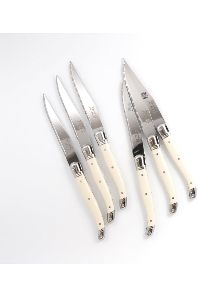 French Laguiole Ivory Steak Knives