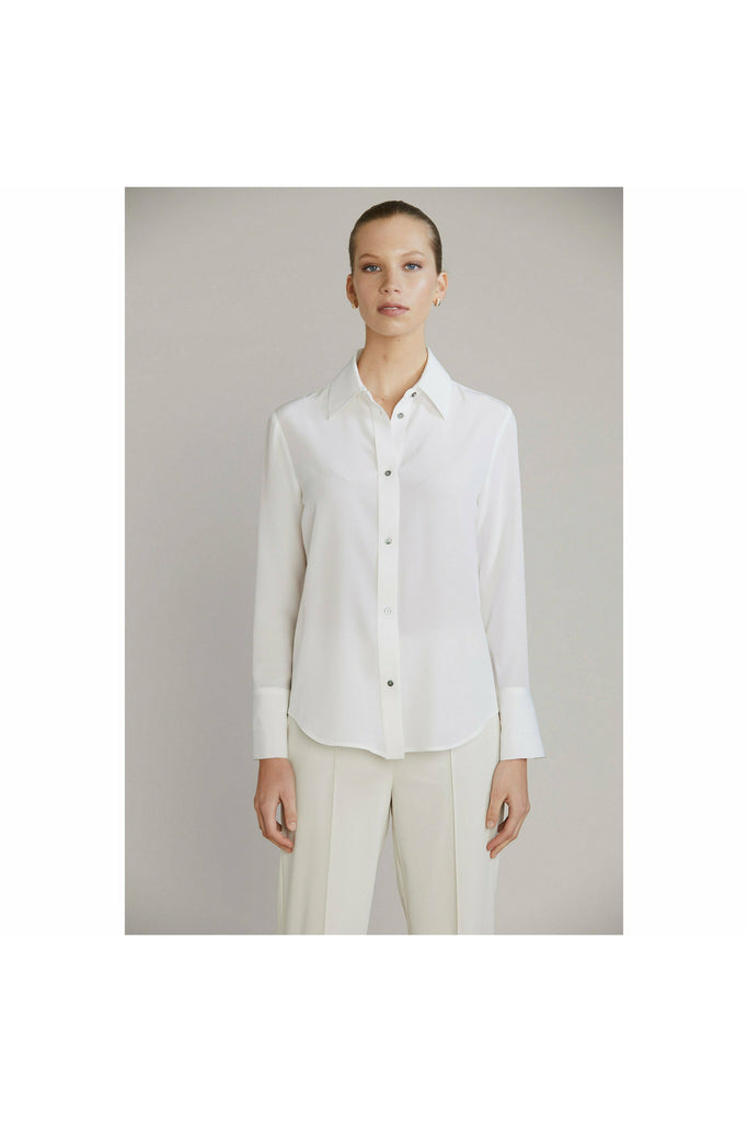 Mia Silk Shirt | Pearl Shirts XS,S,M,L Laing