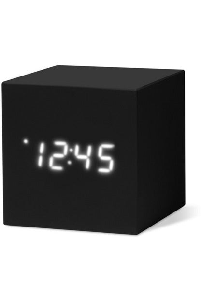 Cube Clock | 2 Colours Alarm Clocks Black MoMA
