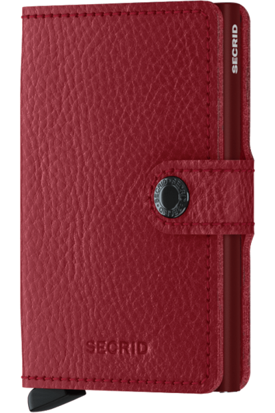 Miniwallet | Vegetable Tanned Leather | 5 Colours Mens Wallets Rosso/Bordeaux Secrid