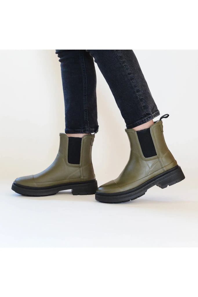 Marlo Joni Gumboots, Moss Green, Rain Boots