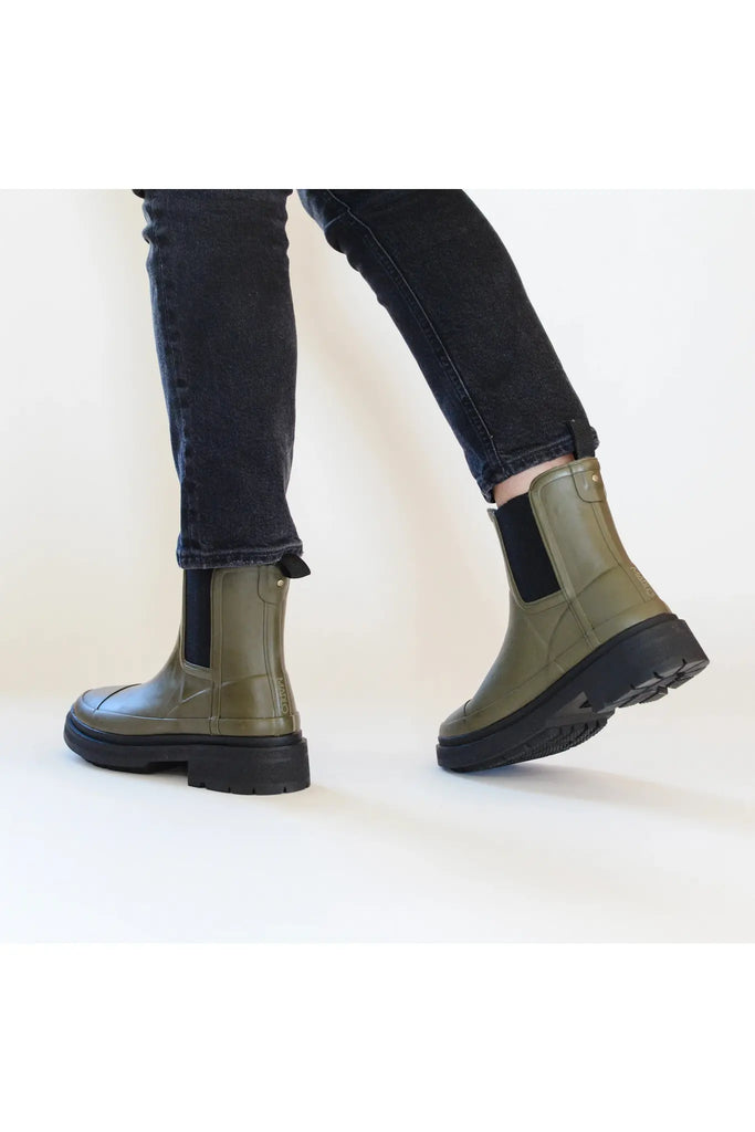 Marlo Joni Gumboots, Moss Green, Rain Boots