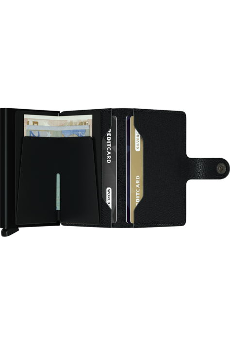 Miniwallet | Crisple Leather | Black Mens Wallets Black Secrid