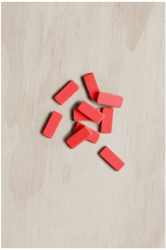 Palomino Blackwing Replacement Erasers Red 10 Pack