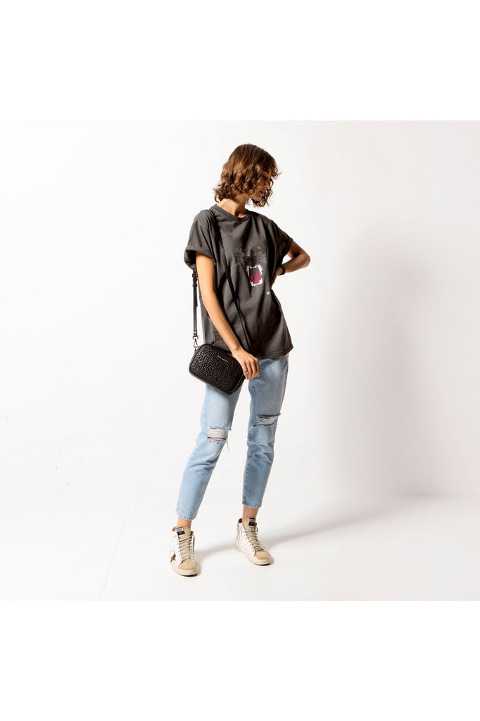 Plunder Bag | Black Bubble Shoulder + Crossbody Bags Status Anxiety