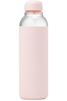 Porter Glass Water Bottle - 595ml - 3 Colours Water Bottles Blush W & P