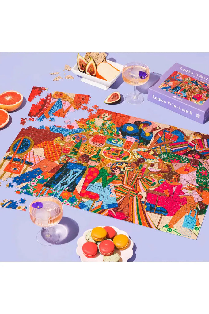 Piece House Jigsaw Puzzle Ladies Who Lunch Jigsaw Boxed | Crisp Home + Wear