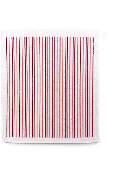 Dishcloth Vertical Red Stripe Cloths Florence