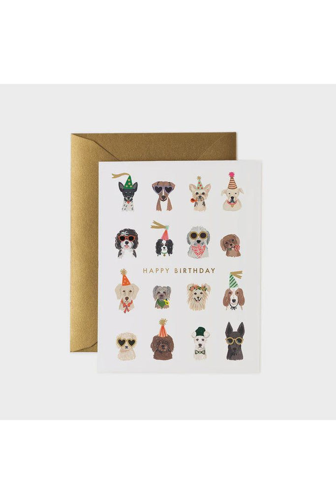 Greeting Card | Party Pups Birthday Greeting Card Rifle Paper