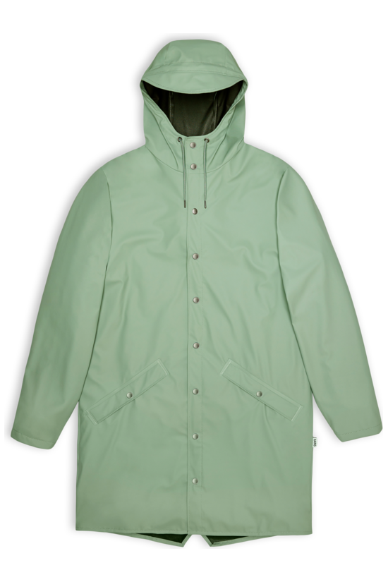 Rains Raincoat Long Jacket Haze Light green
