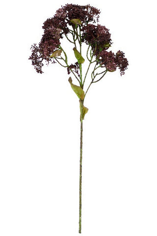 Faux Sedum Spray | Brown Faux Flowers + Foliage Flower Systems