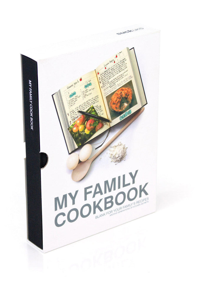 My Family Cookbook | Black Keepsake + Record Books Suck Uk