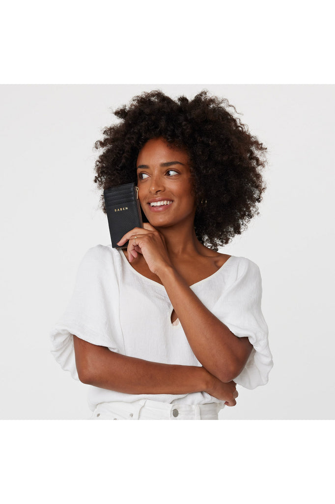 Winona Card Holder Wallet | Black Womens Wallets Saben