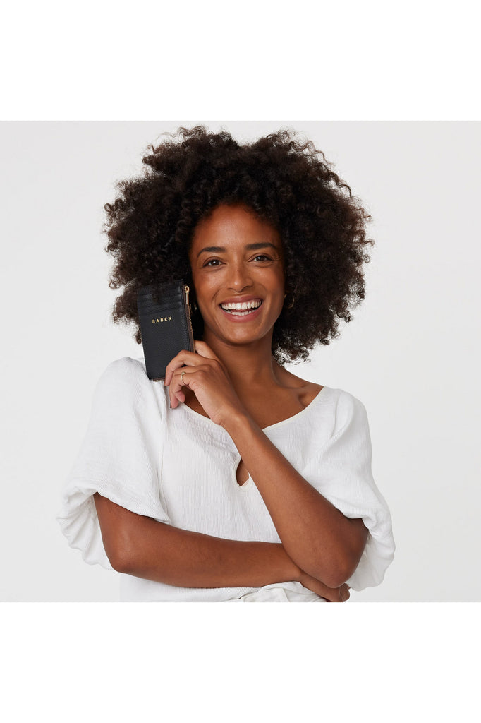 Winona Card Holder Wallet | Black Womens Wallets Saben