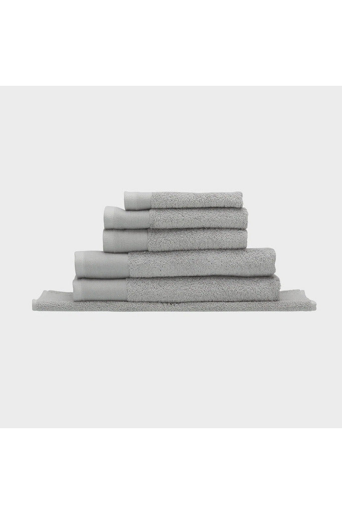 Vida Organic Silver Bath Sheet Towels + Cloths Seneca Textiles