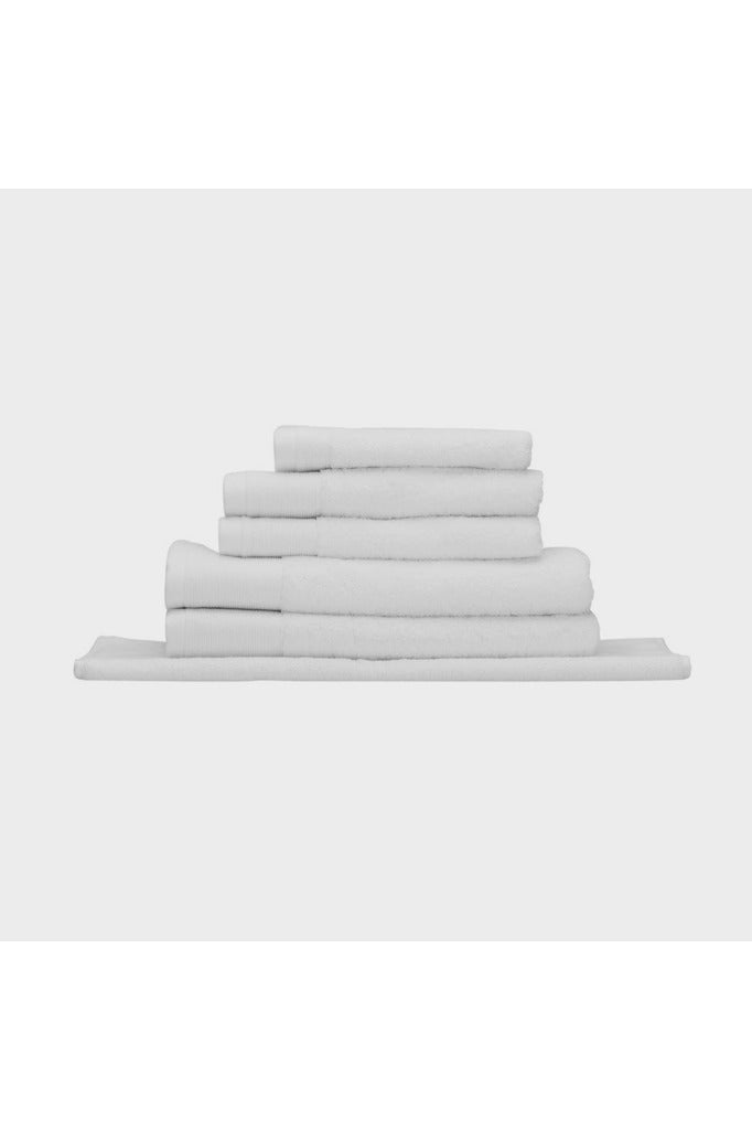 Vida Organic White Bath Towel Towels + Cloths Seneca Textiles