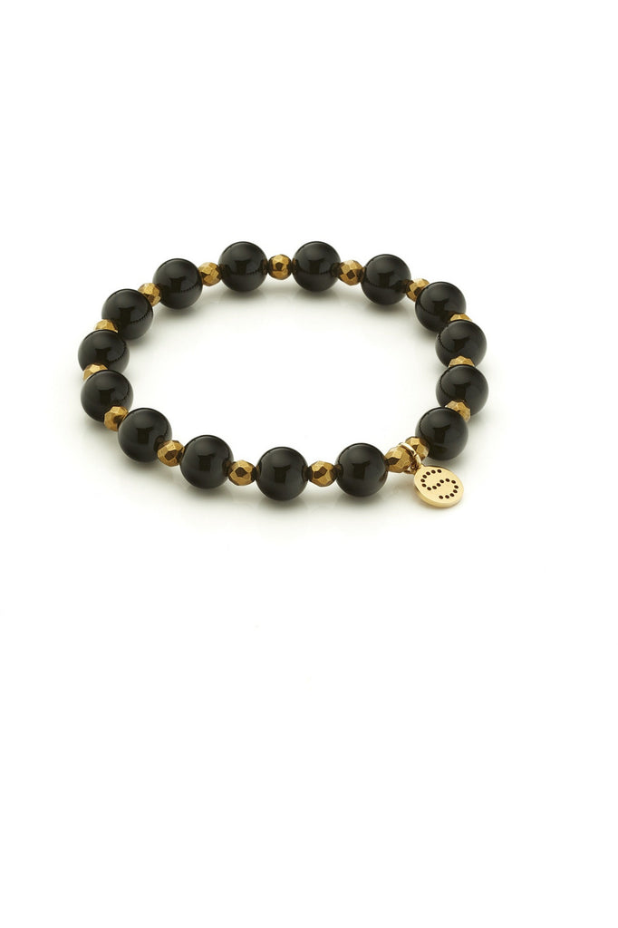 Aurora Bracelet | Black + Gold Bracelets + Bangles Silk & STEEL