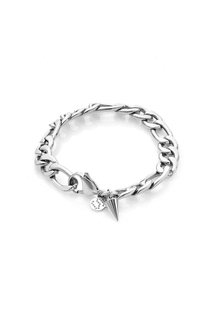 Figaro Bracelet Bracelets + Bangles Silver Silk & STEEL