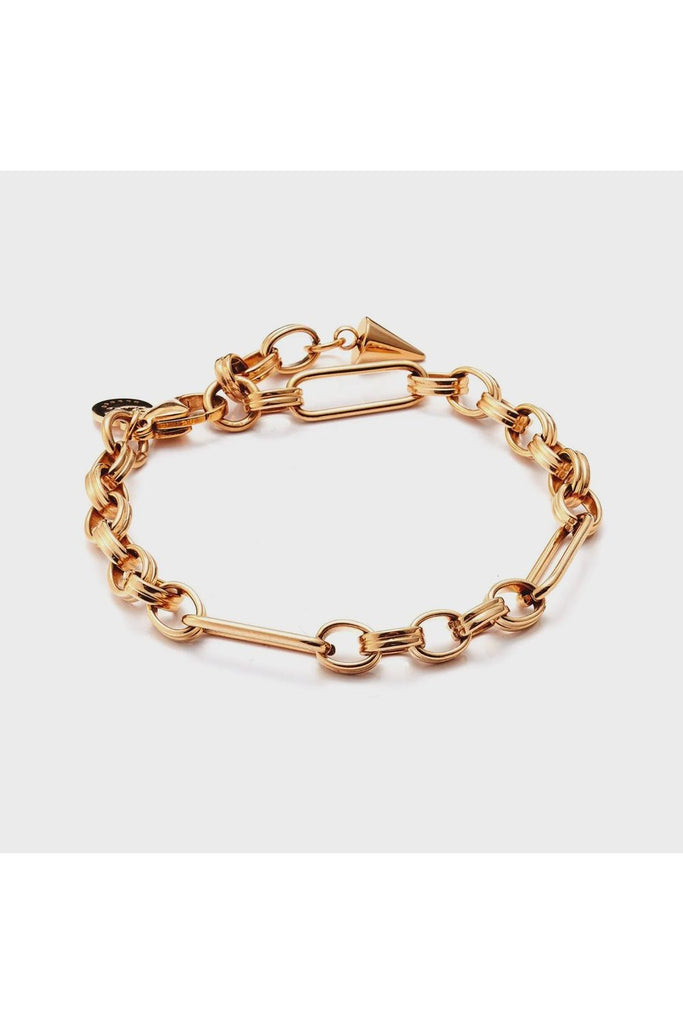 Silk & Steel Luxe Bracelet Gold