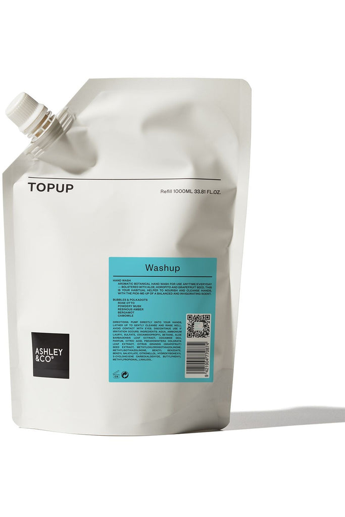 Topup | Botanical Hand Wash | Refill Bar + Liquid Soap Bubbles & Polkadots Ashley & Co